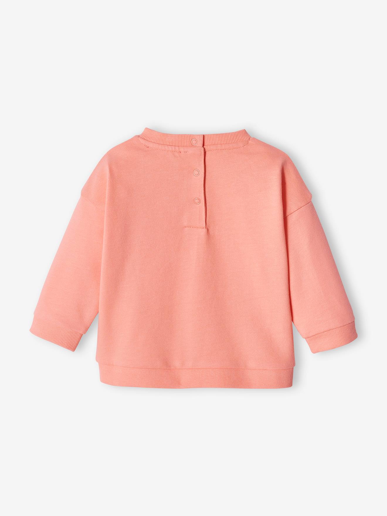 Vertbaudet Baby Sweatshirt BASIC - koralle