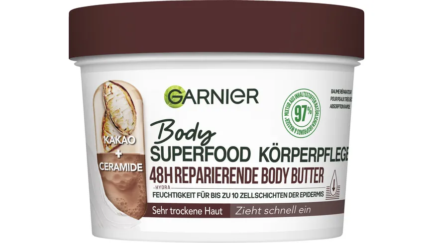 Garnier BodyFood Cocoa Bodylotion 380 ml