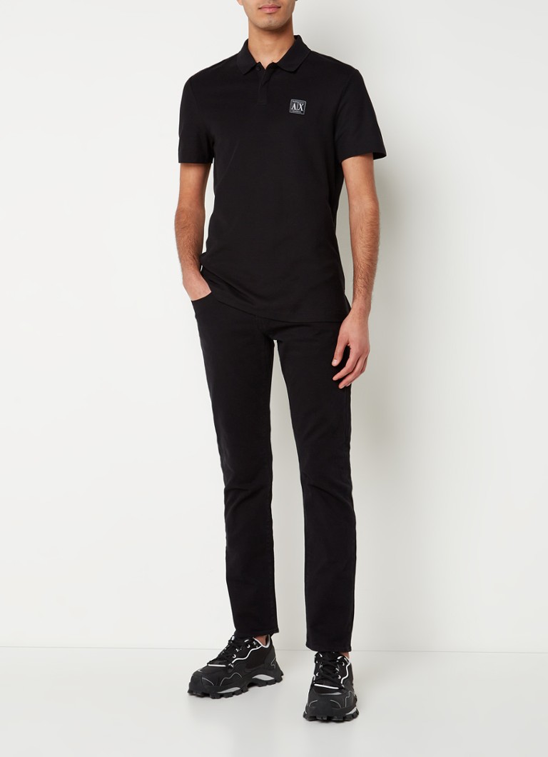 Dopasowane jeansy Armani Exchange w kolorze spranym, z gumką.