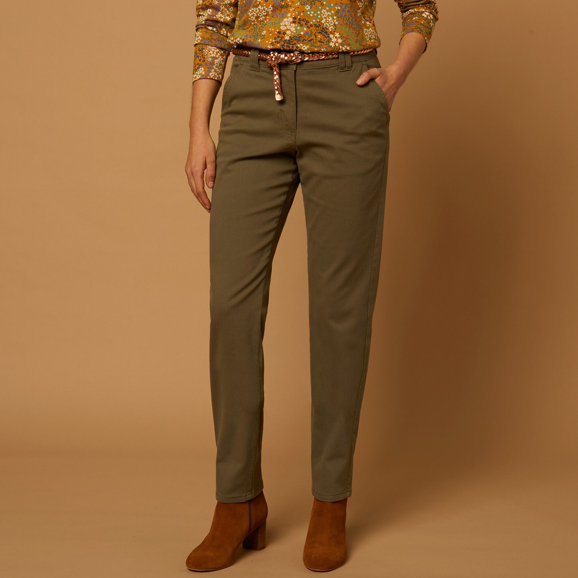 Pantalon chino stretch