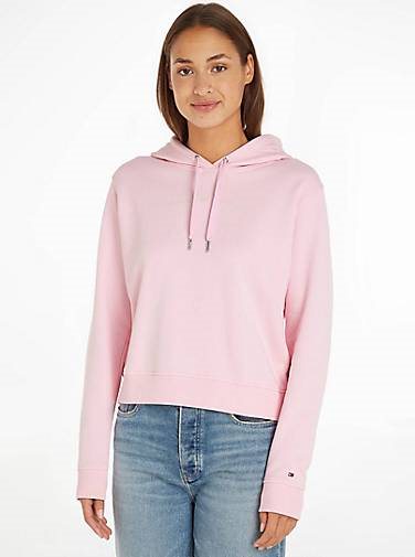 TOMMY HILFIGER Damen Hoodie REG FROSTED CORP LOGO HOODIE
