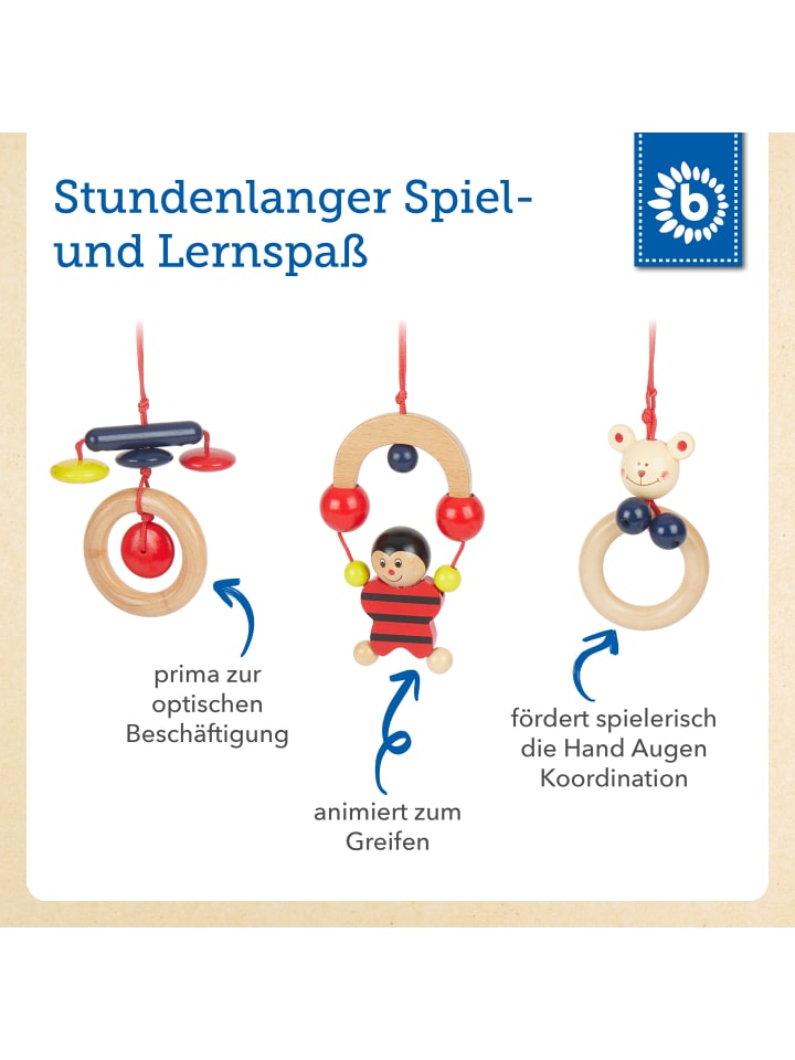 Bieco Spielwaren Spielbogen aus Holz Babys in Rot günstig kaufen onesize