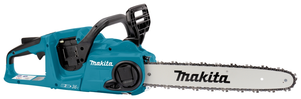 Makita DUC400Z 2 x 18 voltos láncfűrész 40 cm akkumulátorok és töltő nélkül
