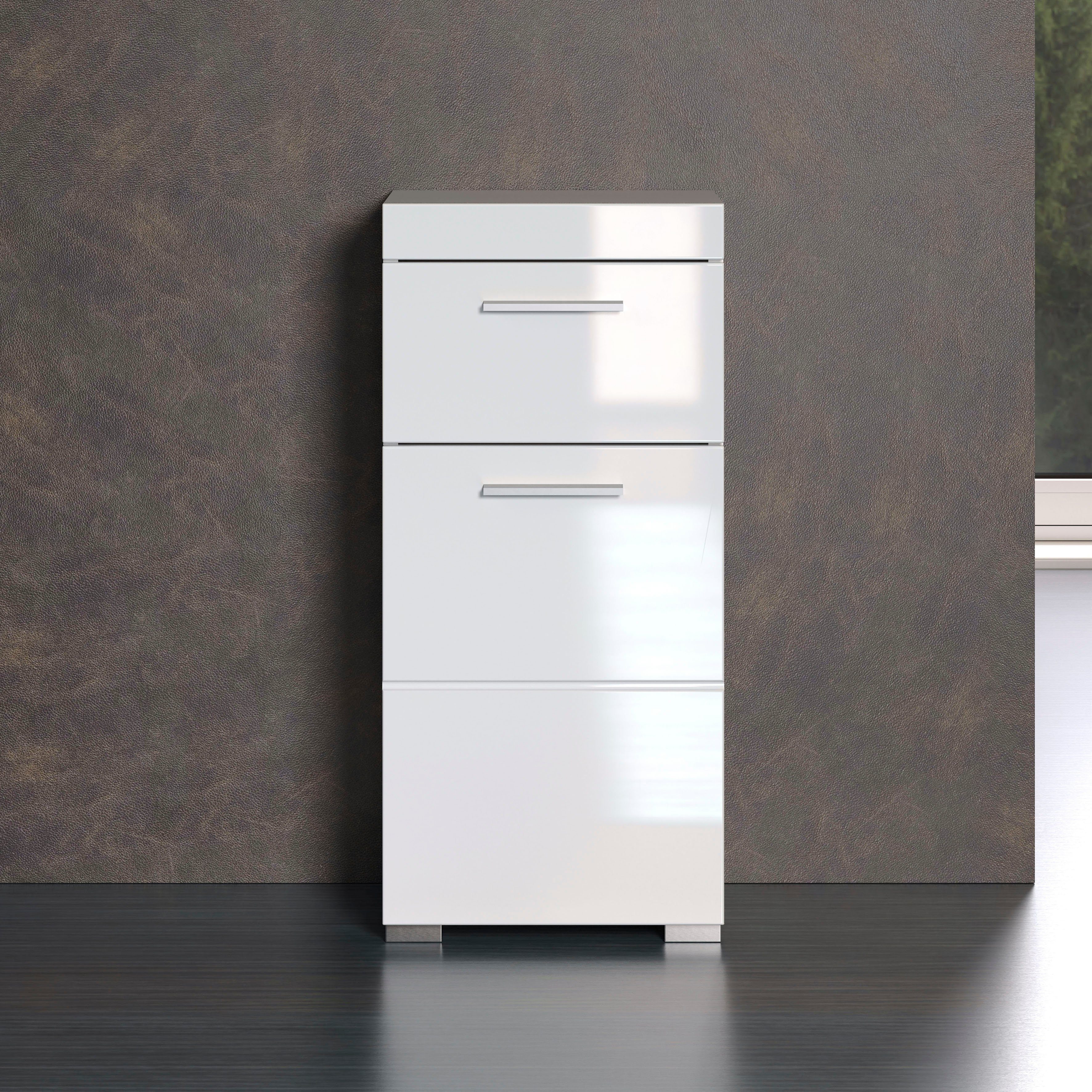 INOSIGN Unterschrank Avena Breite 37 cm, Badezimmerschrank mit 1 Schubkasten und 1 Tür