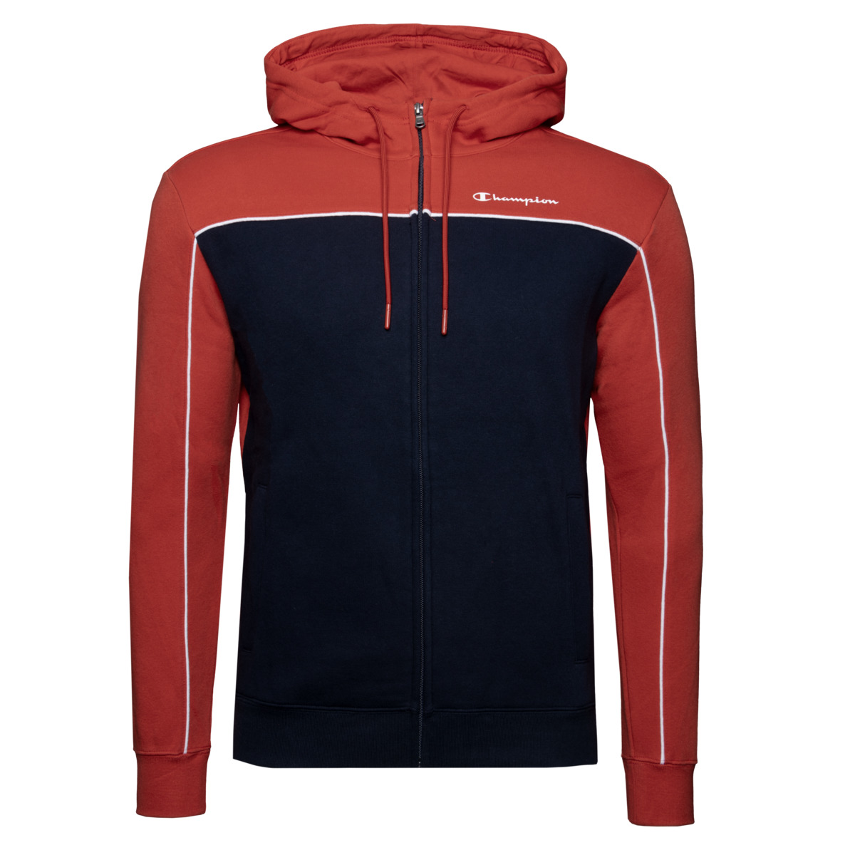 Champion Hooded Full Zip Sweatjacke rot