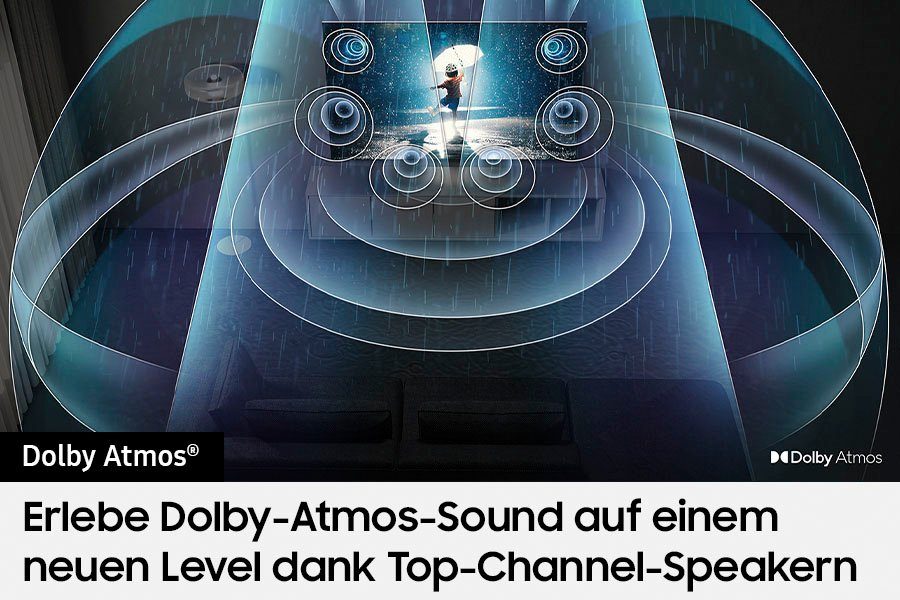 Samsung GQ75QN90CAT LED-Fernseher (189 cm/75 Zoll, Smart-TV, Neo Quantum HDR+, Neural Quantum Prozessor 4K, Dolby Atmos & OTS)