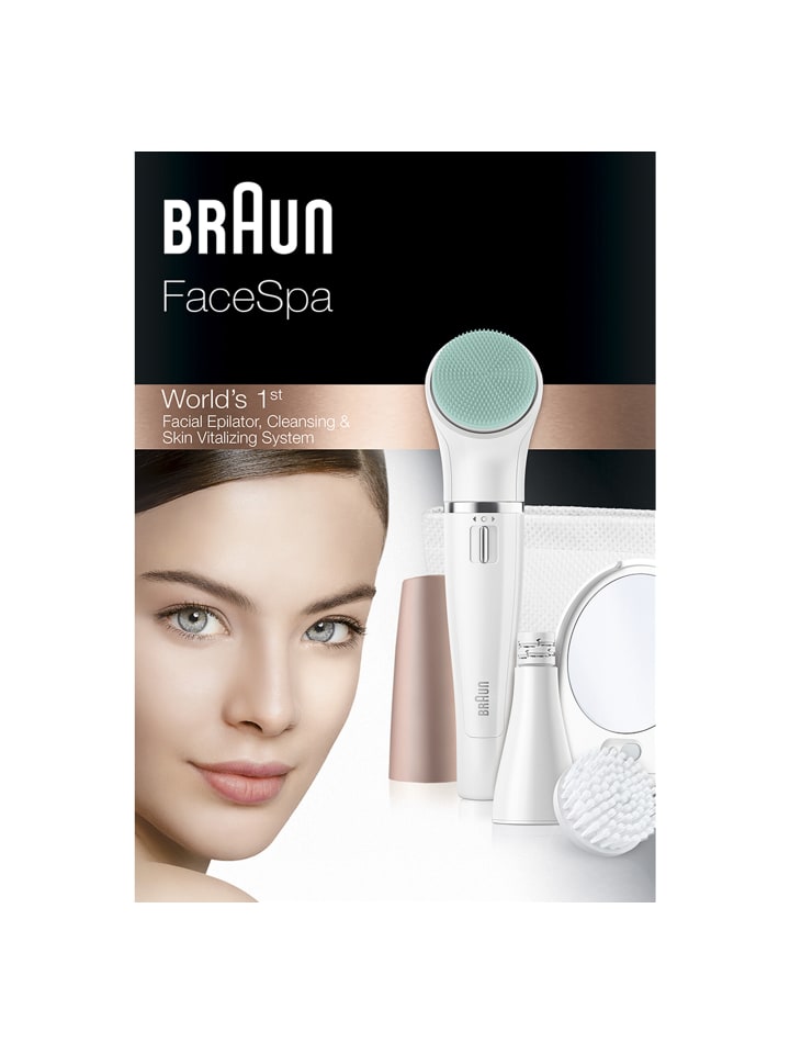 Braun Gesichtsreinigungsbürste und -epilierer 