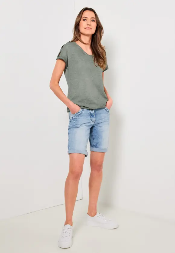 CECIL T-Shirt in gewaschener Optik