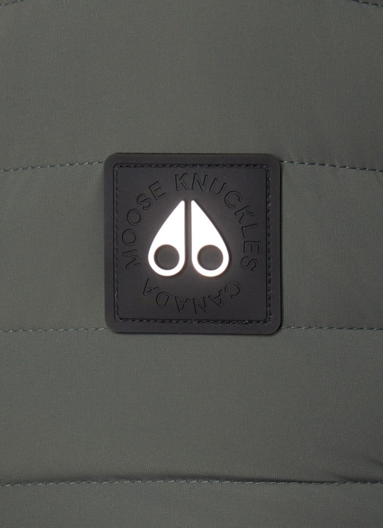 Moose Knuckles Keap polsterēta jaka ar sānu kabatām un logotipu