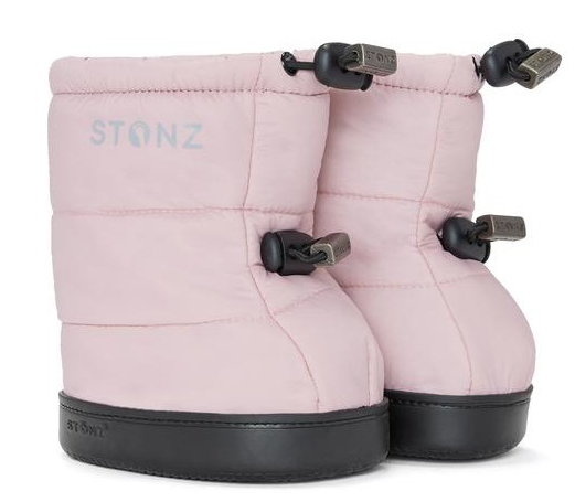 Stonz ~ Toddler Puffer Booties ~ Haze Pink
