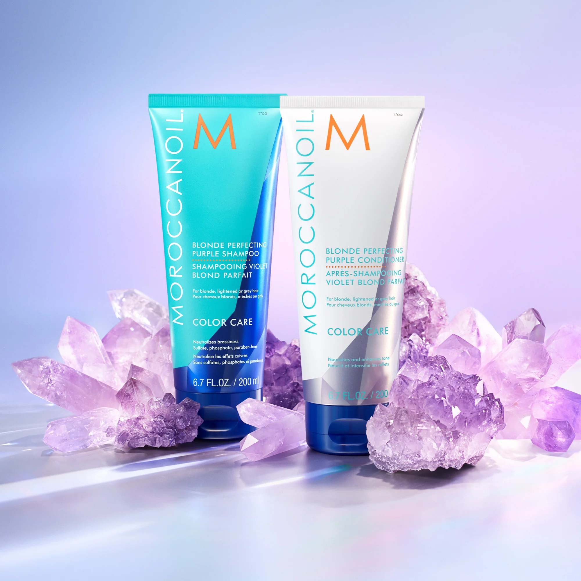 Šampón Color Care Blonde Perfecting Purple - Šampón na ochranu farby