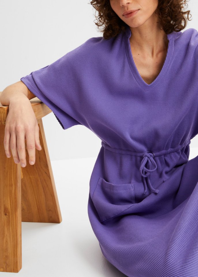 Midikleid mit aufgesetzten Taschen