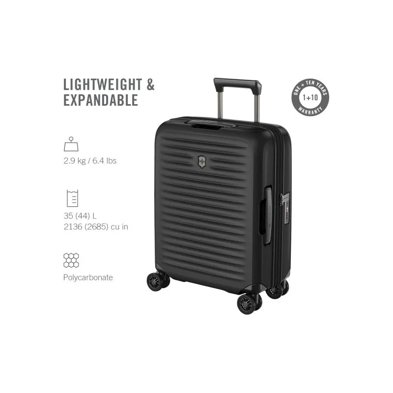 Victorinox Airox Advanced Global Carry-On Erweiterbar (55 cm) - Black