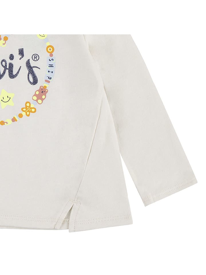 Levi's Kids Longsleeve in Creme günstig kaufen