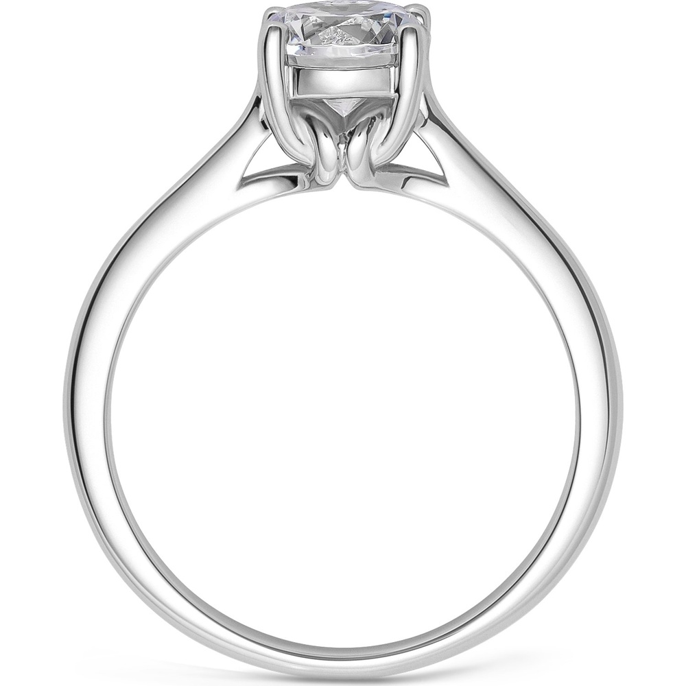 FAVS Bague pour femme 925 Argent rhodié argent Bague