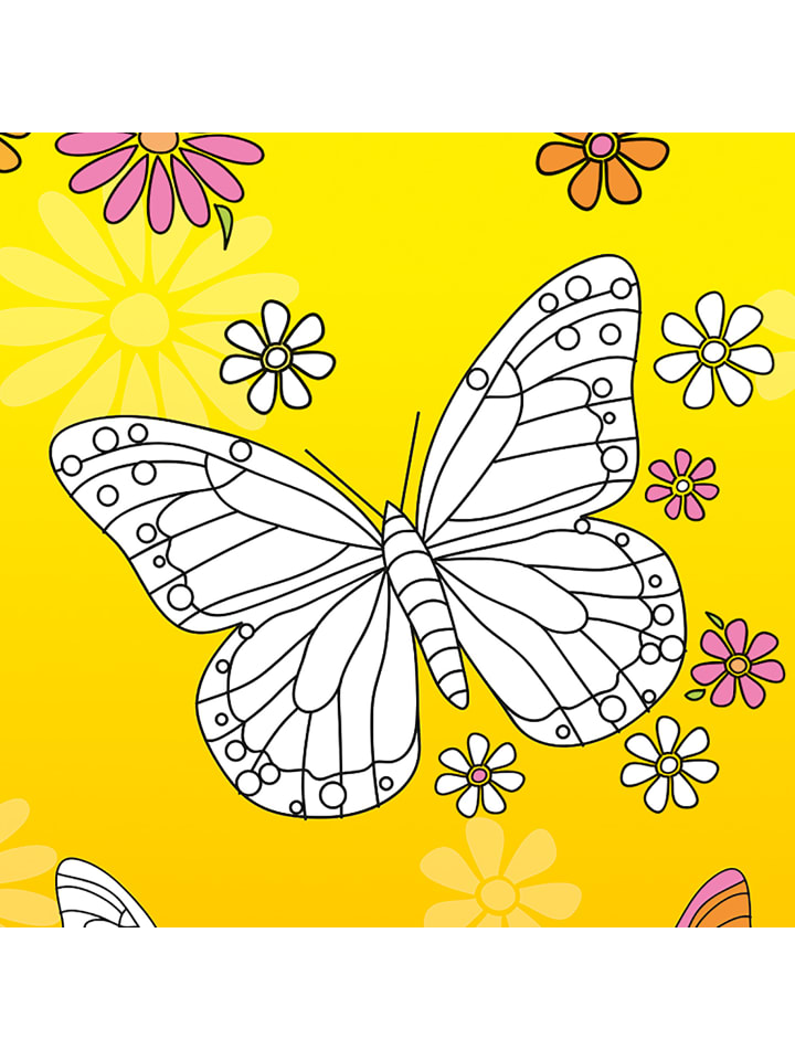 ROTH Scribble-Schultüte Schmetterling 85 cm, zum Ausmalen in Bunt günstig kaufen onesize