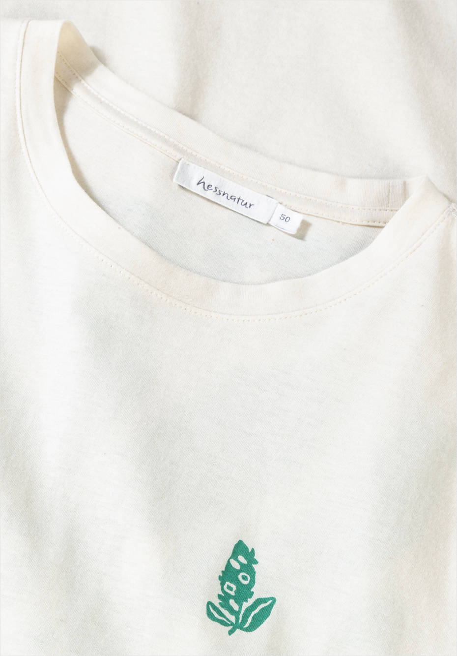 LIV LEE X HESSNATUR T-Shirt aus reiner Bio-Baumwolle
