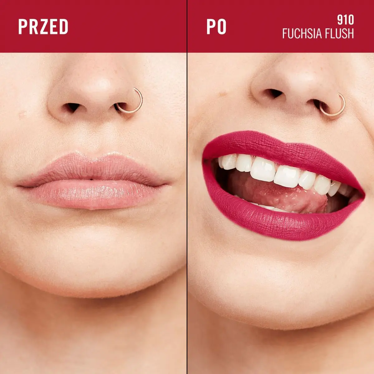 Rimmel Lasting Mega Matte Lipstick 910 Fuchsia Flush