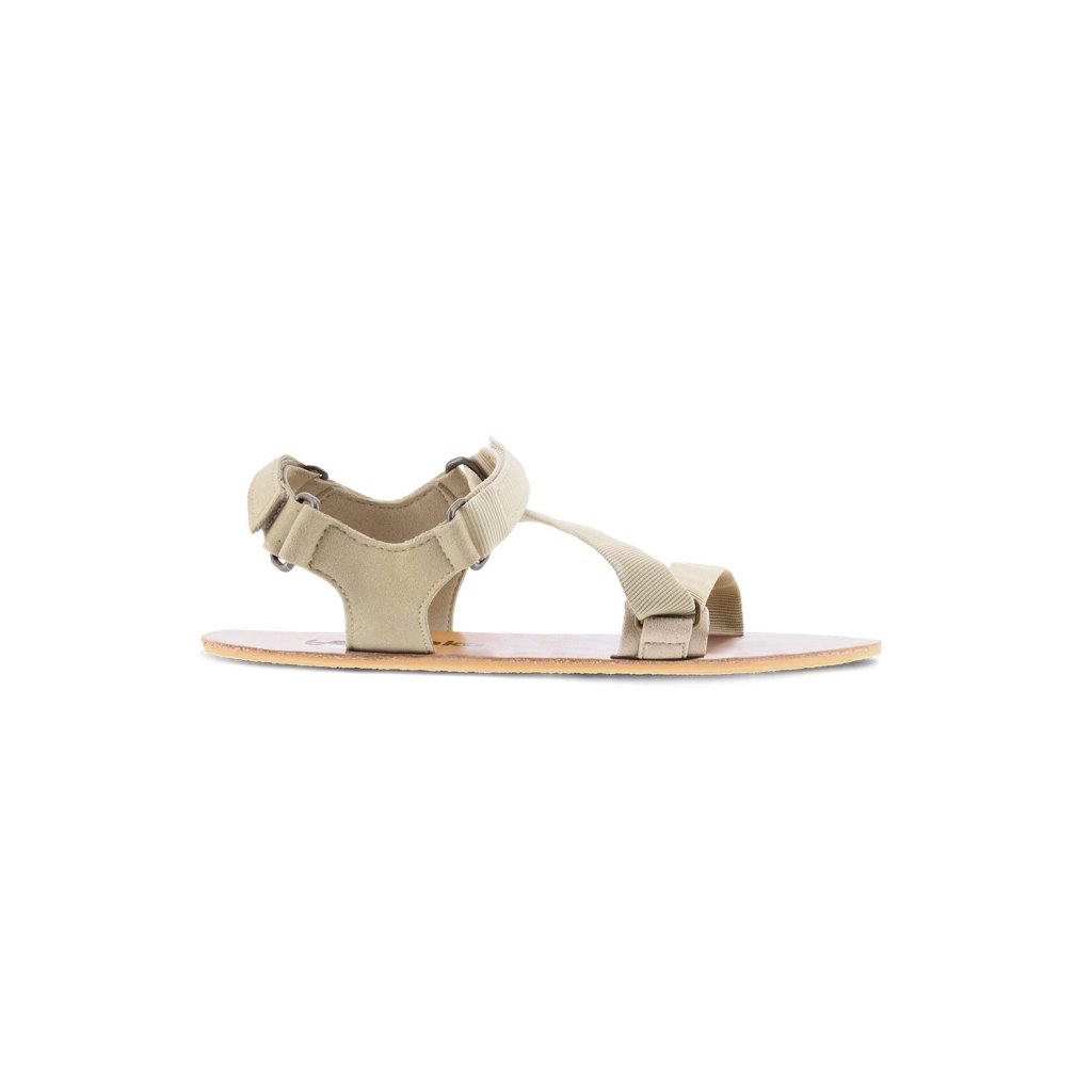 Be Lenka Flexi Beige Green Barfußsandalen