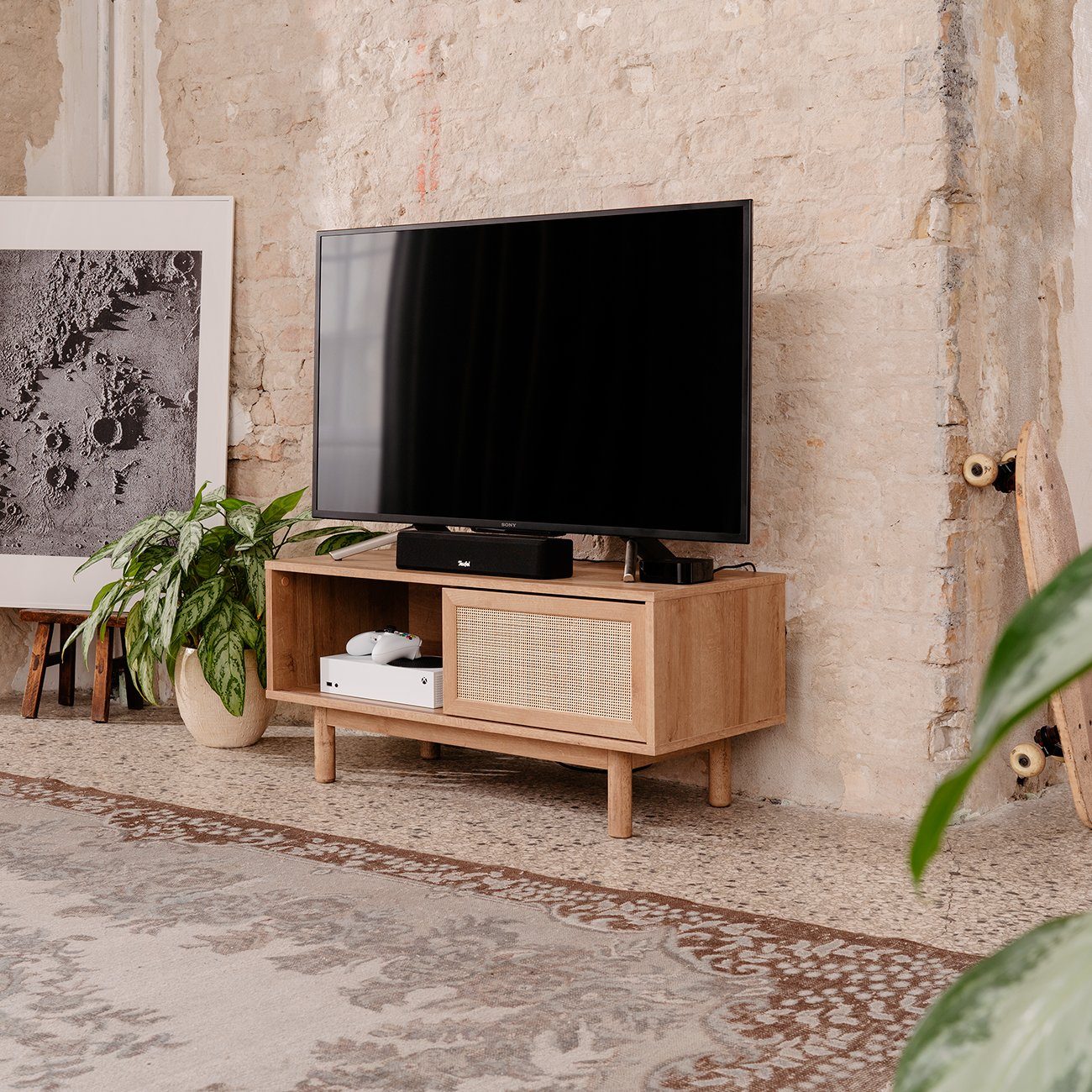 Teufel CINEBAR ONE Soundbar (HDMI, Bluetooth, 60 W, Integrierte USB-Soundkarte)