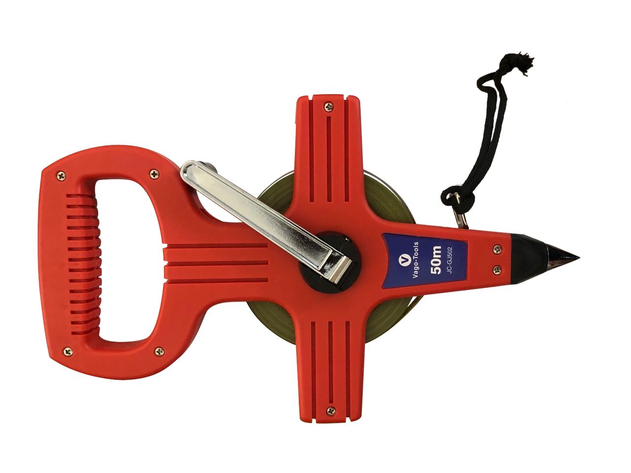 Vago-Tools Rollmaßband Maßband Messband 50m Bandmaß Rollband Rahmenbandmaß 1x