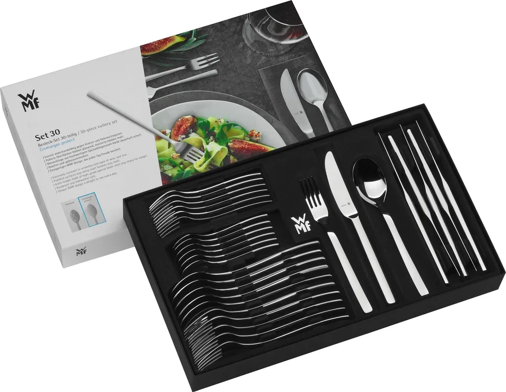 WMF 30tlg. Besteck-Set Flame Plus