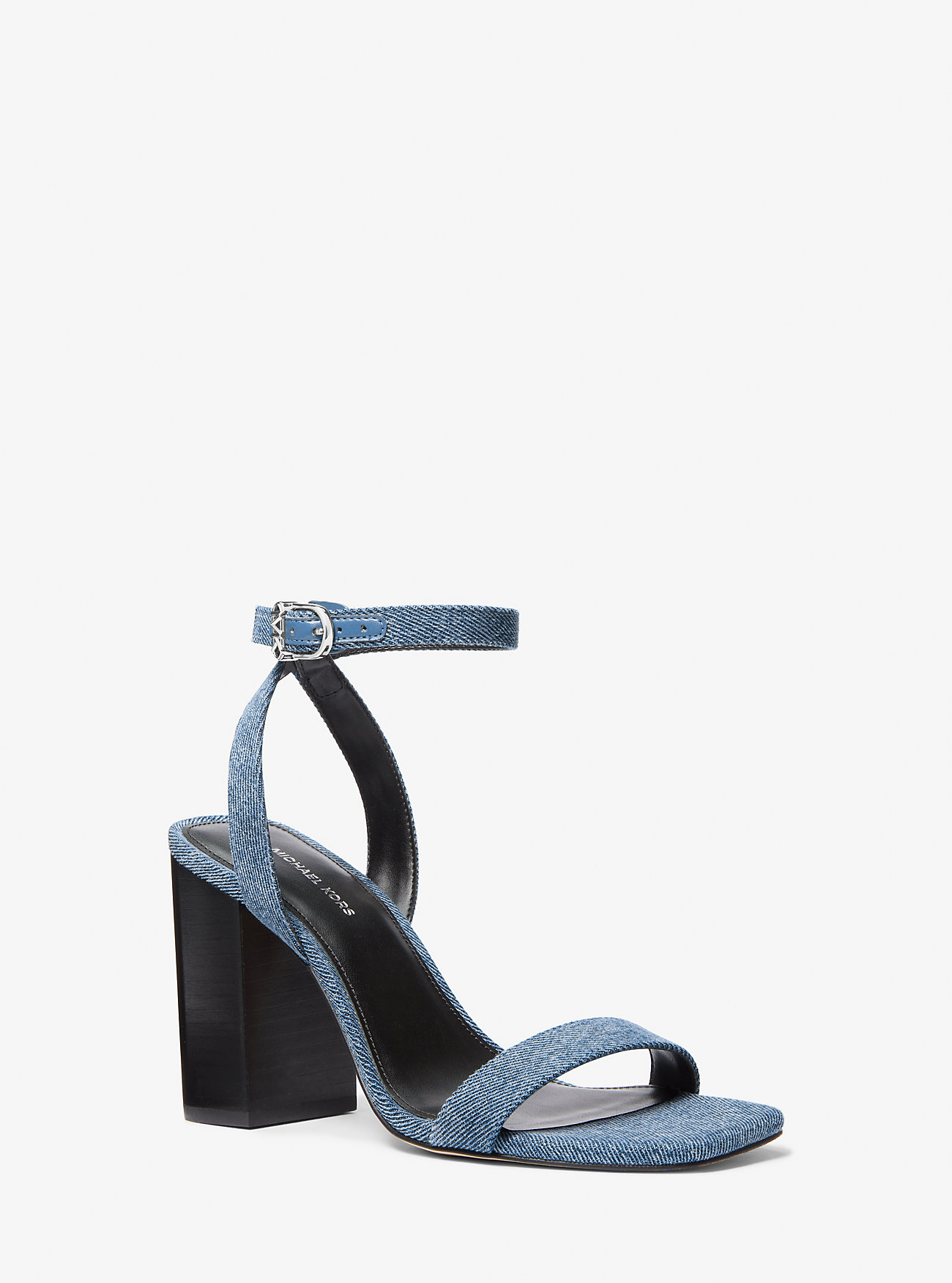 Merriam Denim Block Heel Sandal - UNION WASH