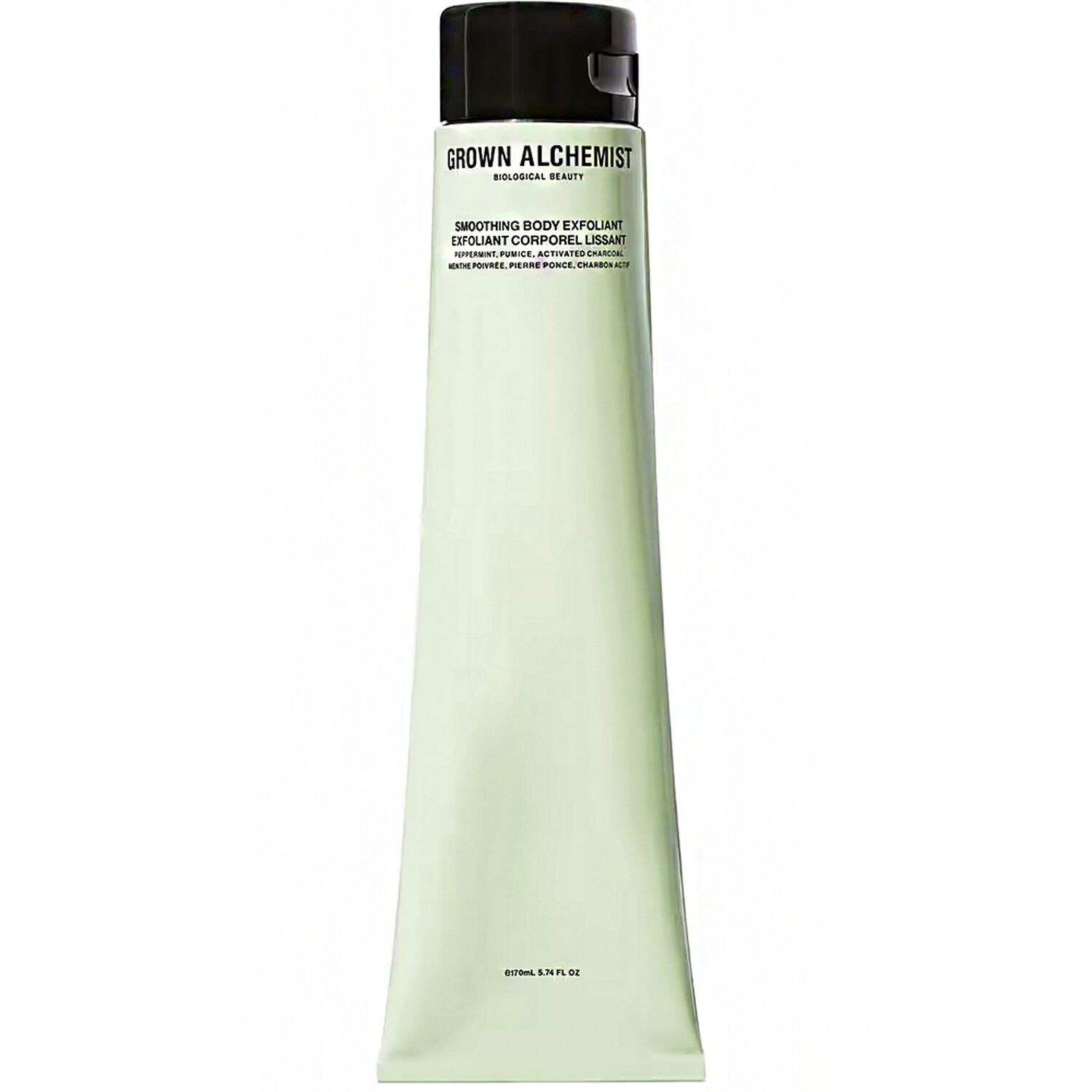 Grown Alchemist Menthe poivré, Pierre Ponce, Charbon Actif Exfoliant Corps Lissant 170 ml