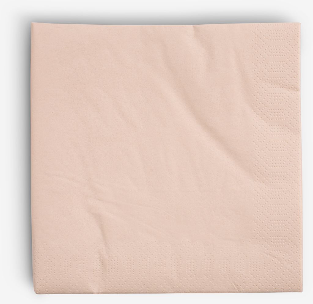 MOLTE Serwetki papierowe MOLTE blady róż 40x40 50 szt./op