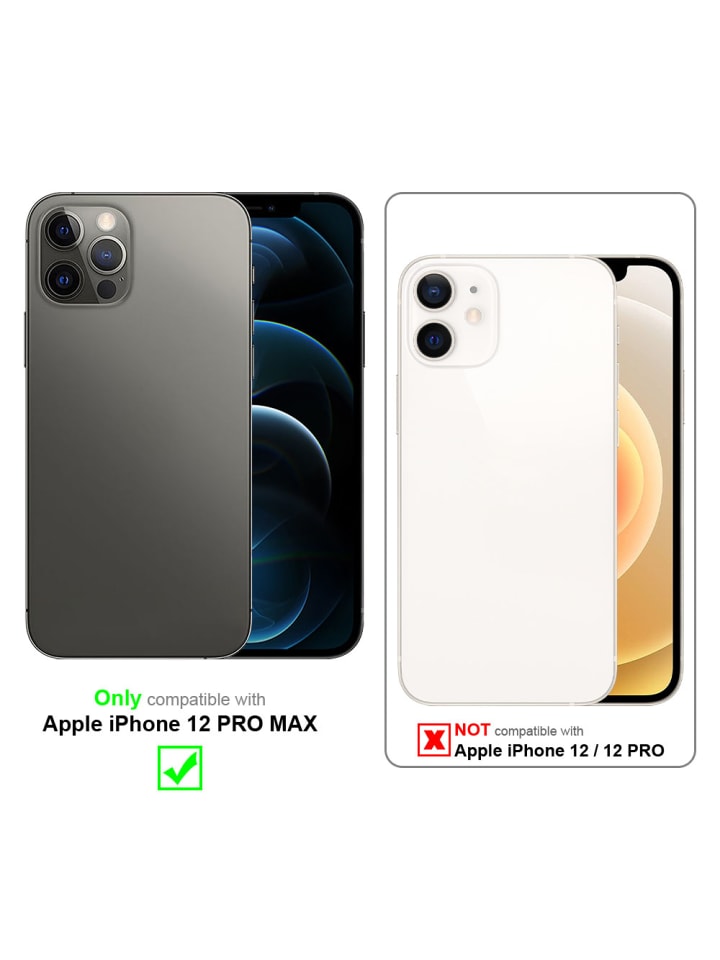 cadorabo Hülle für Apple iPhone 12 PRO MAX Glitter in Transparent mit Glitter günstig kaufen onesize