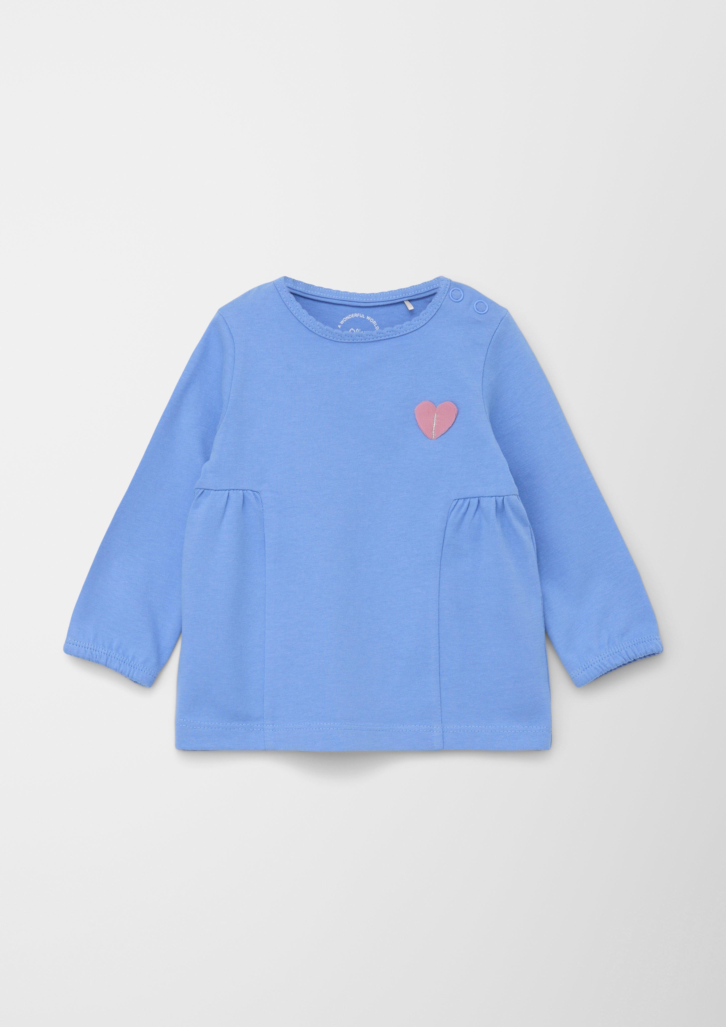 Longsleeve mit Mausezahnkante  2128757-5362