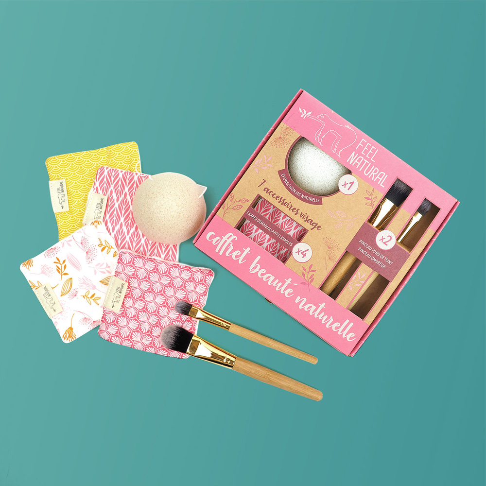 feel natural Coffret beauté naturelle 7 accessoires v isage Coffret