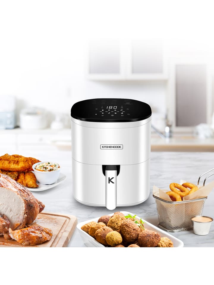 KITCHENCOOK Heißluftfritteuse ''Airmed_6'' in Weiß - (B)38 x (H)69,5 x (T)35 cm günstig kaufen onesize