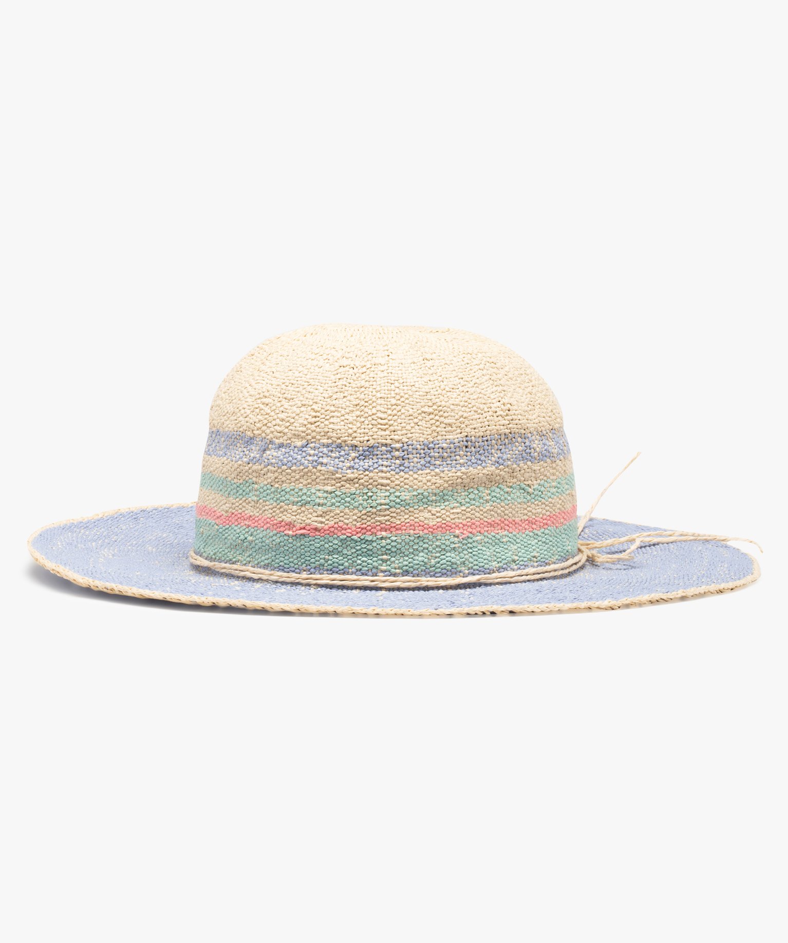 Chapeau femme forme capeline en paille beige | GEMO