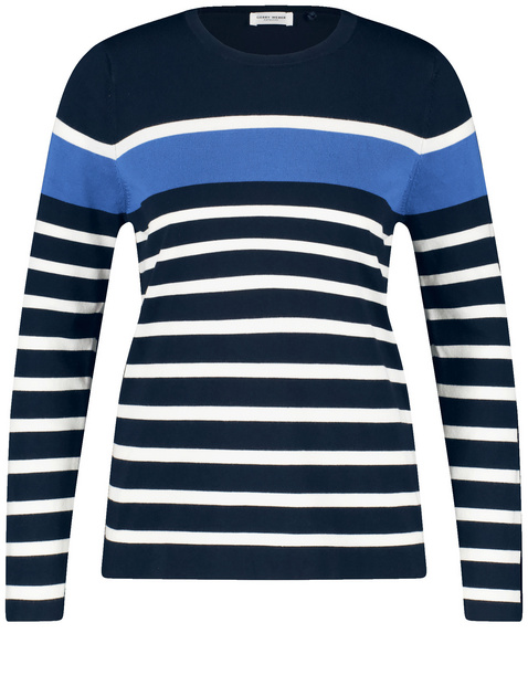 Softer Pullover mit modischen Streifen