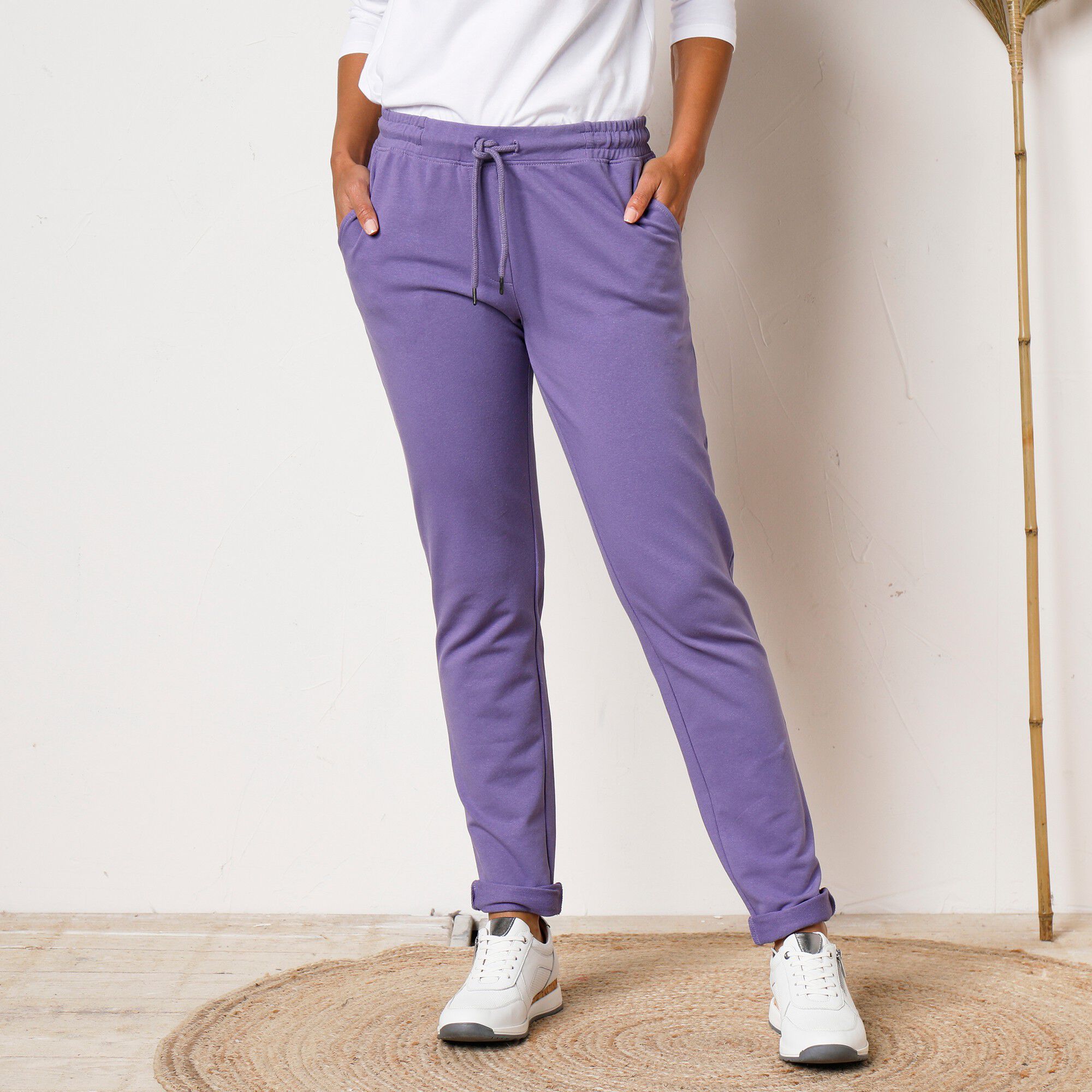 Pantalon jogpant ceinture élastiquée molleton