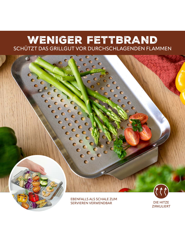 bremermann 2-er-Set Grillplatte günstig kaufen onesize