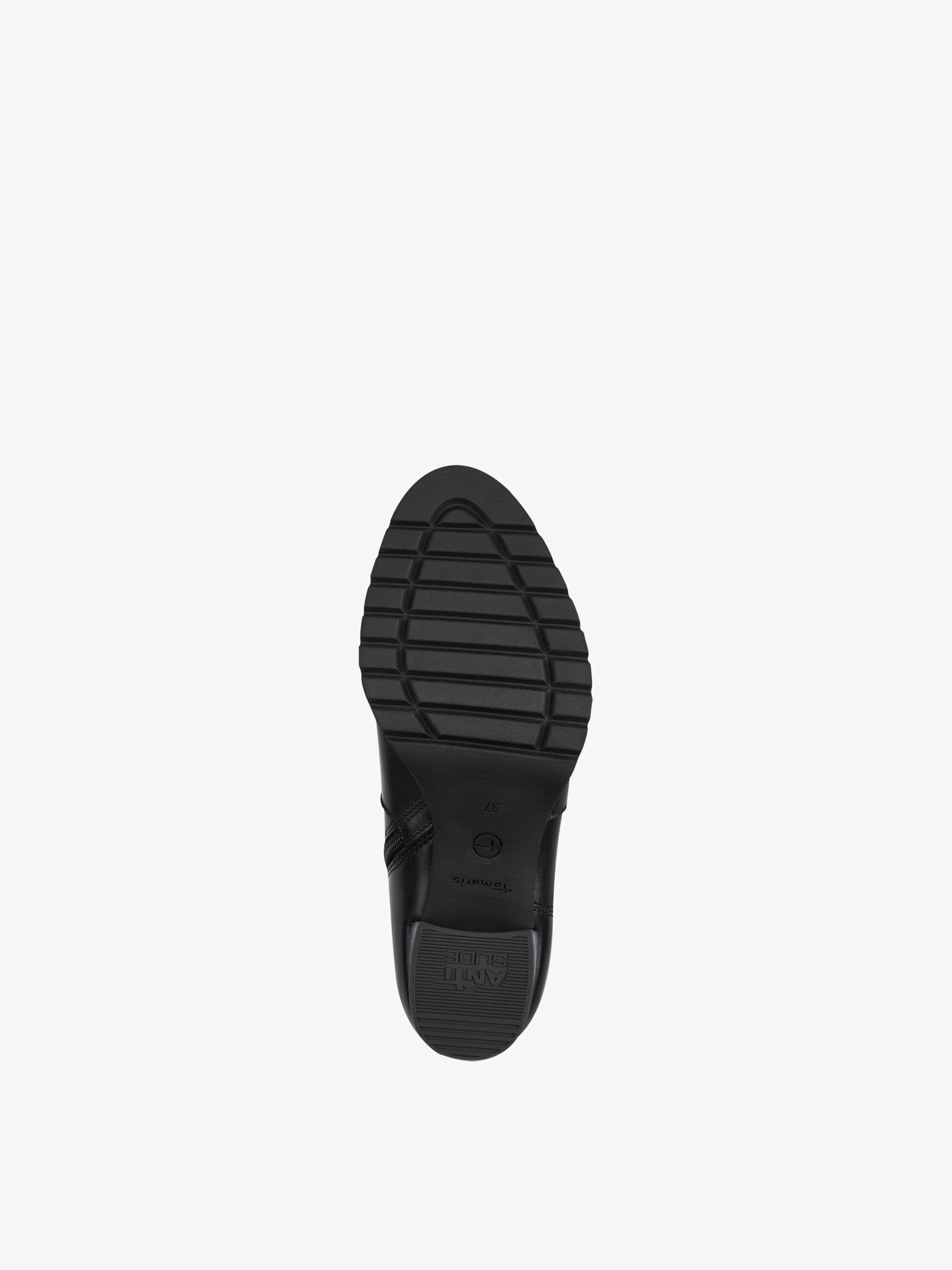 Bottine en cuir - noir
