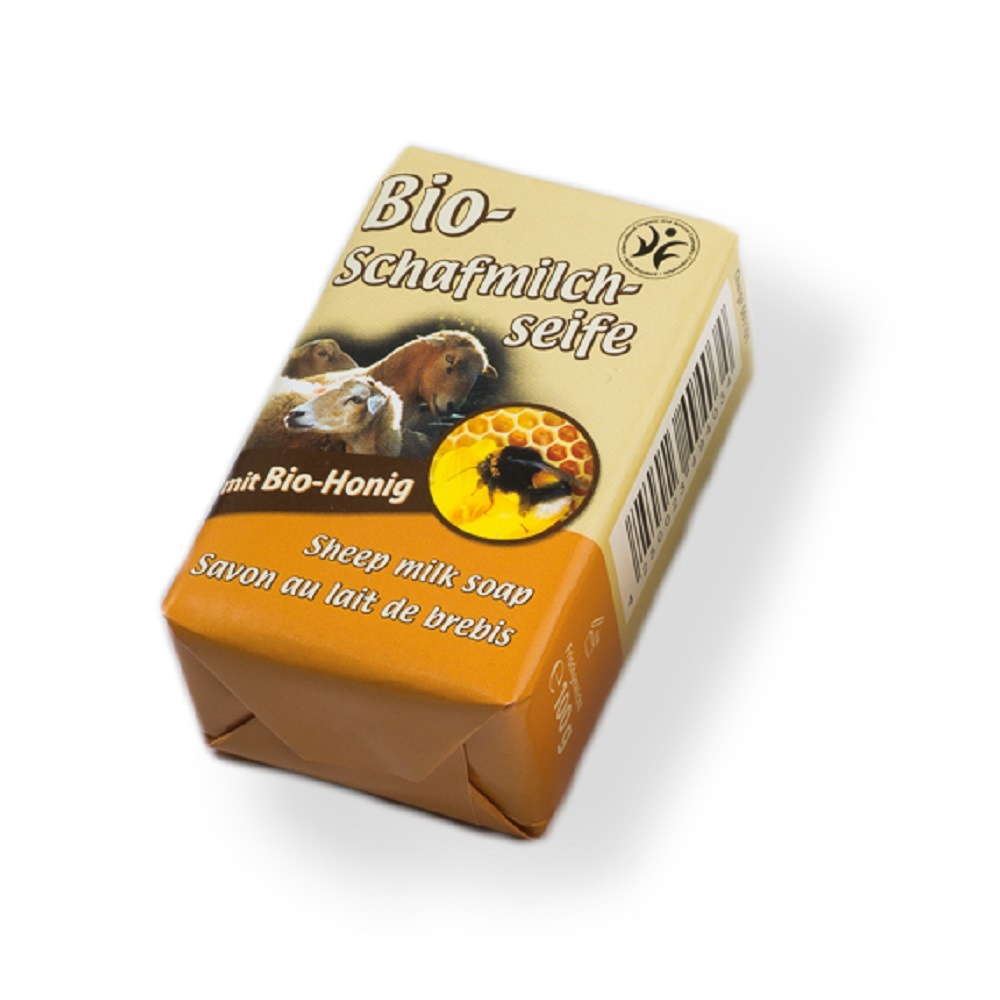 Bio-Schafmilchseife - Honig 100g