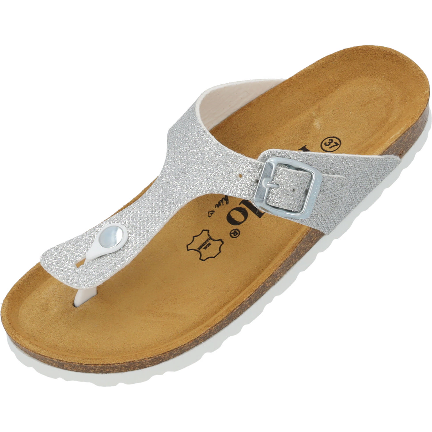 Palado Kos Tiffany by Sila Sahin, Zehentrenner, Damen, Silber