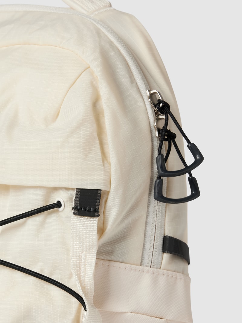 Rucksack mit Logo-Stitching Modell 'BOREALIS MINI' in ecru