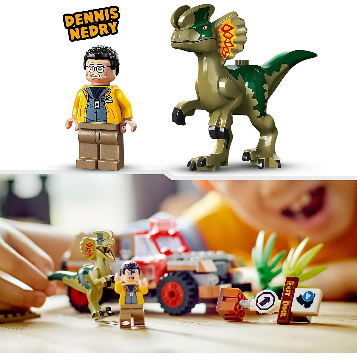 LEGO® Jurassic World 76958 Hinterhalt des Dilophosaurus
