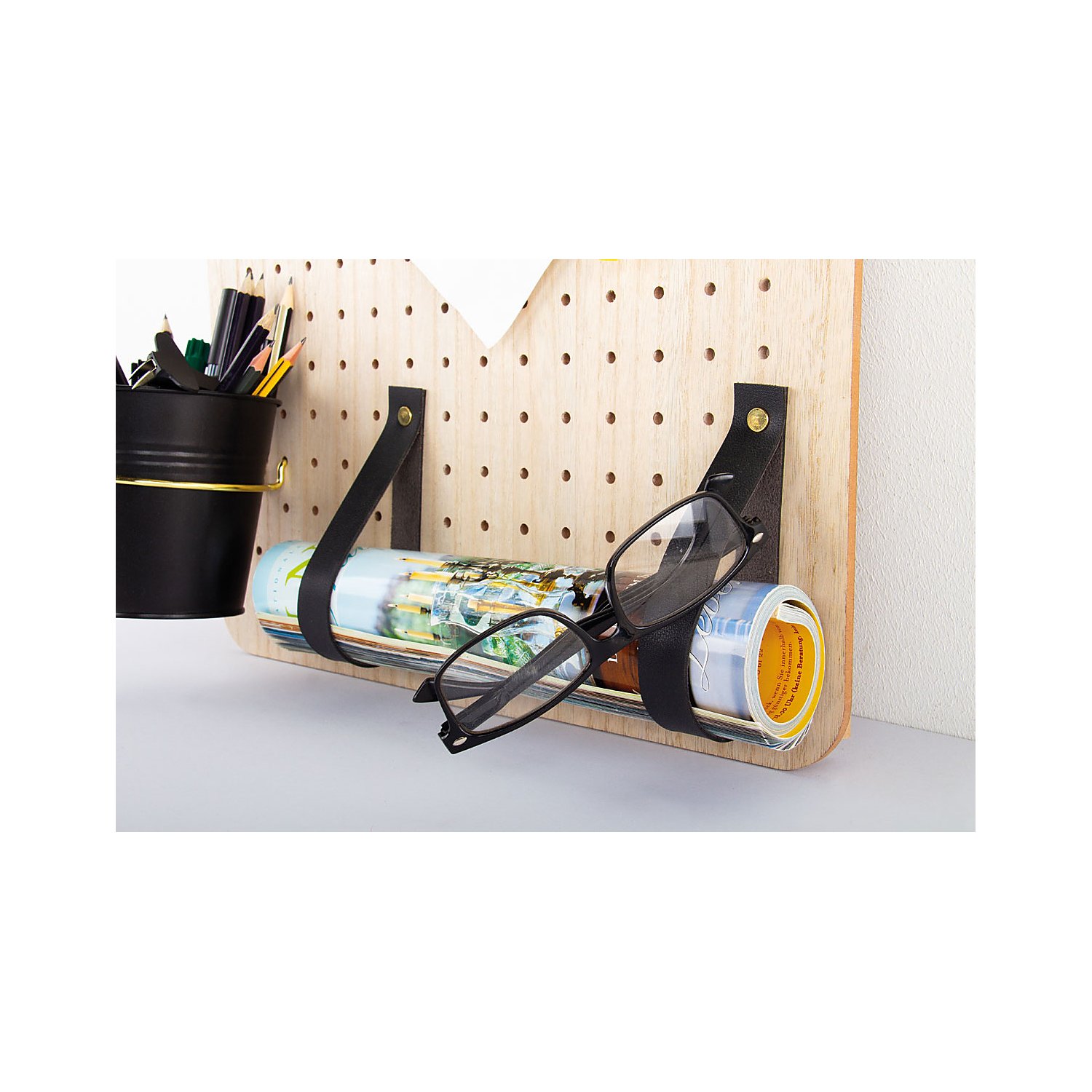 Kunstlederband flach, schwarz, 2 cm, 1,38 m
