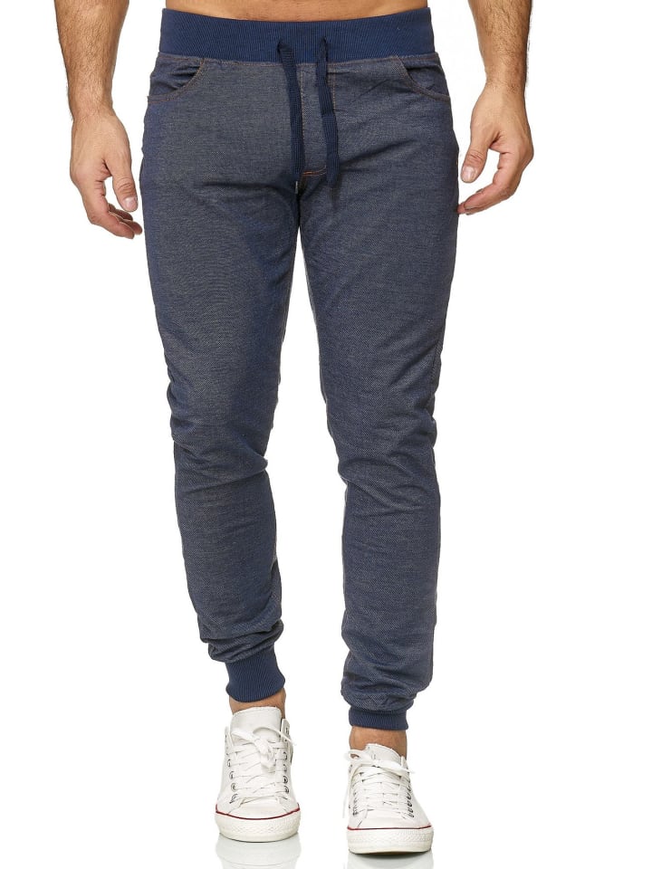 Arizona-Shopping Jogginghose Jeans Optik Sweathose Stretch Sporthose und Jungen in Blau günstig kaufen S