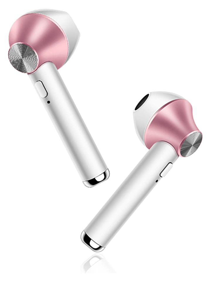 SmartCase Bluetooth-In-Ear-Kopfhörer in Rosa/ Silber günstig kaufen onesize