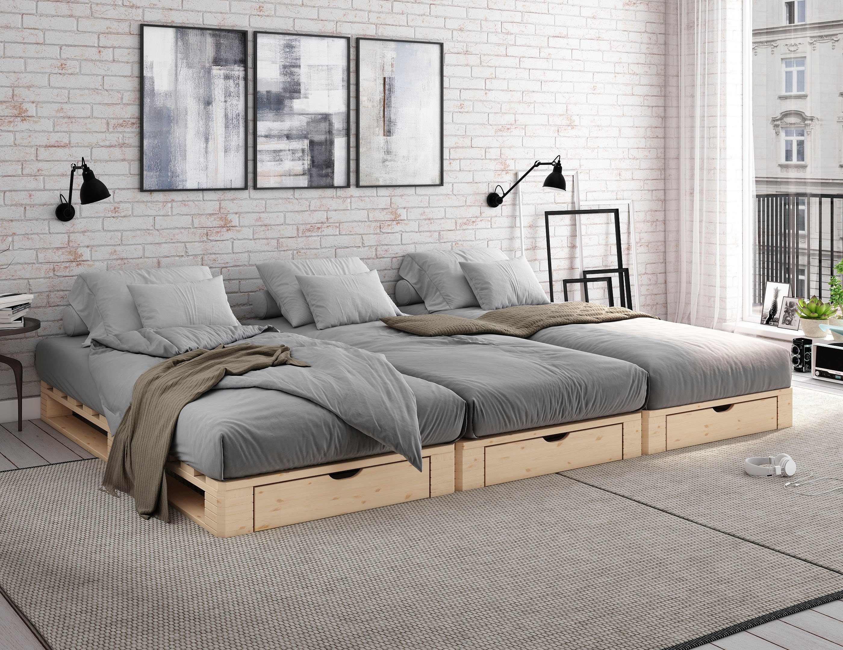 Home affaire Palettenbett 