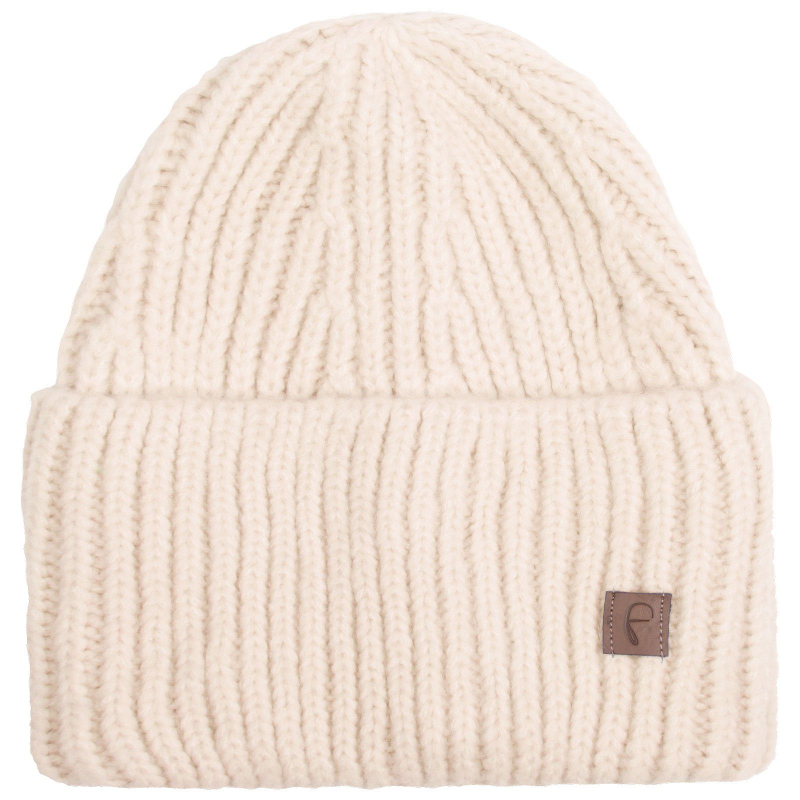 Faera Strickmütze (1-St) Wintermütze Winter breiter Aufschlag Damen Grobstrick Beanie Mütze