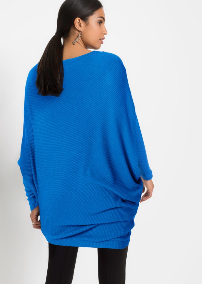 Oversize-Pullover mit asymmetrischem Saum