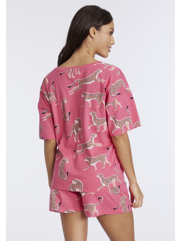 VIVANCE DREAMS Shorty in pink-gemustert günstig kaufen