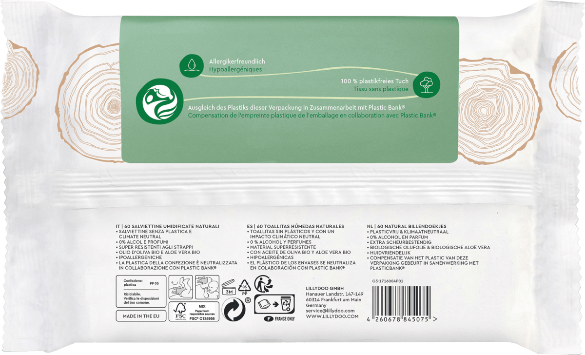Feuchttücher green (15x60 St), 900 St